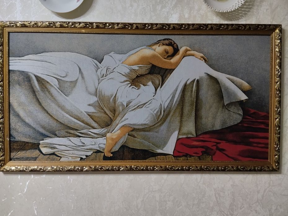 Картины на текстиле.