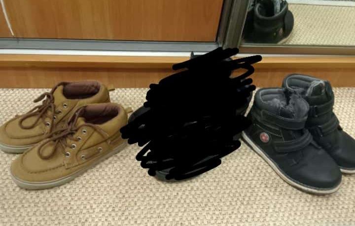 Осенние  зимние ботинки в хорошем состоянии