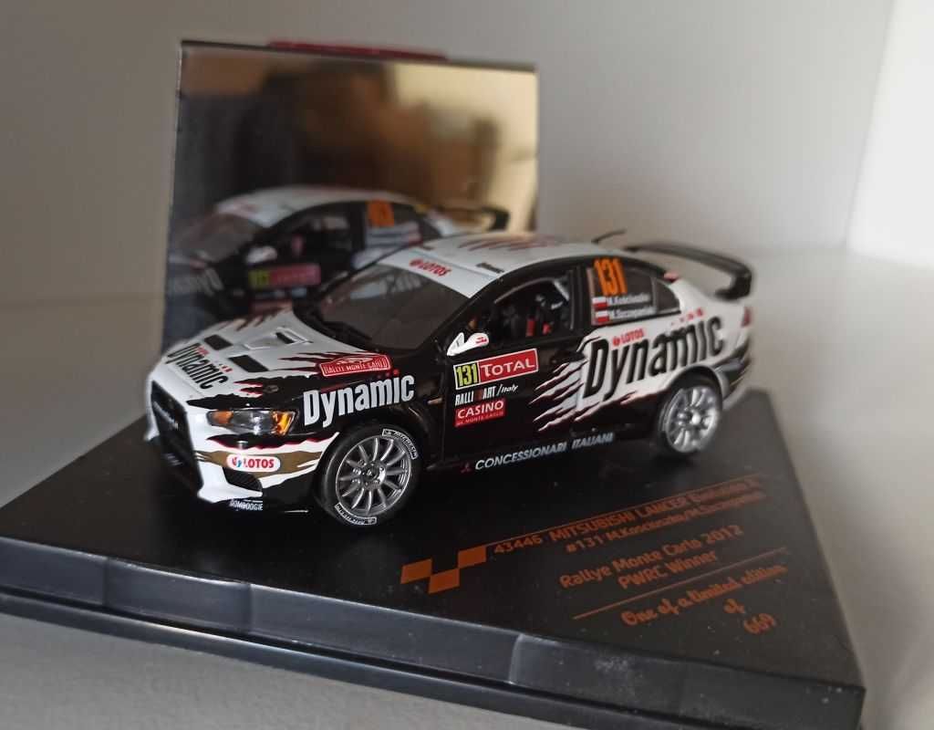 Macheta Mitsubishi Lancer EVO X Rallye Monte Carlo 2012 - Vitesse 1/43