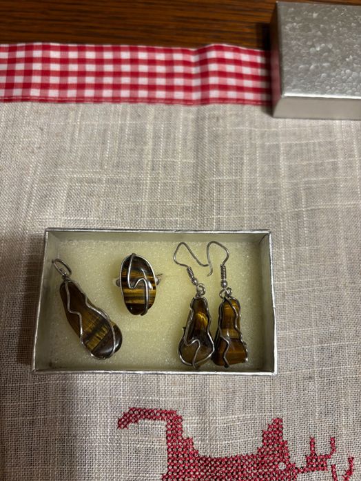 Vand set bijuterii din argint