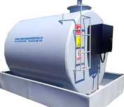 Rezervor motorina suprateran 3000 litri cu pompa 220v