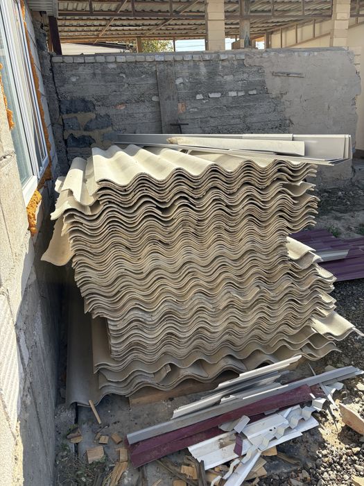 Шифер, бывший в употреблении.