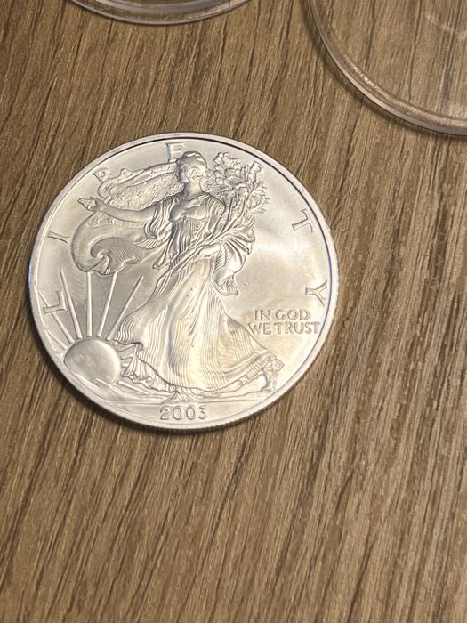 One dollar silver SUA 2003 moneda 1 dolar de argint american