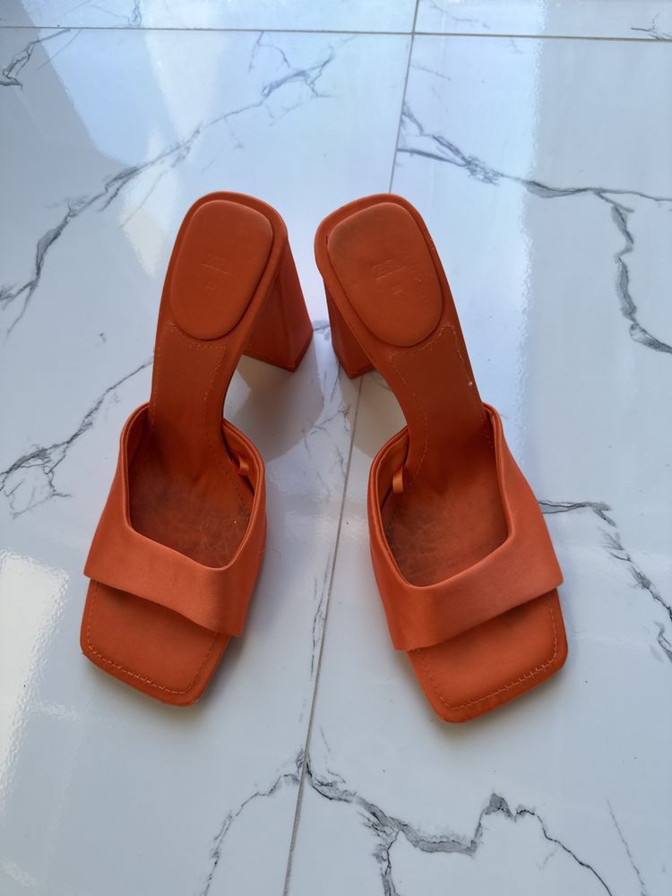 Papuci Zara 38 orange