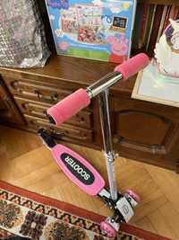 Trotineta NOUA scooter roz pentru fetite