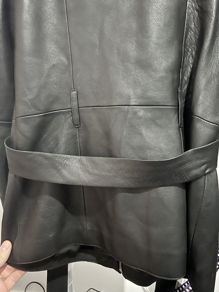 Geaca piele dama Massimo Dutti S