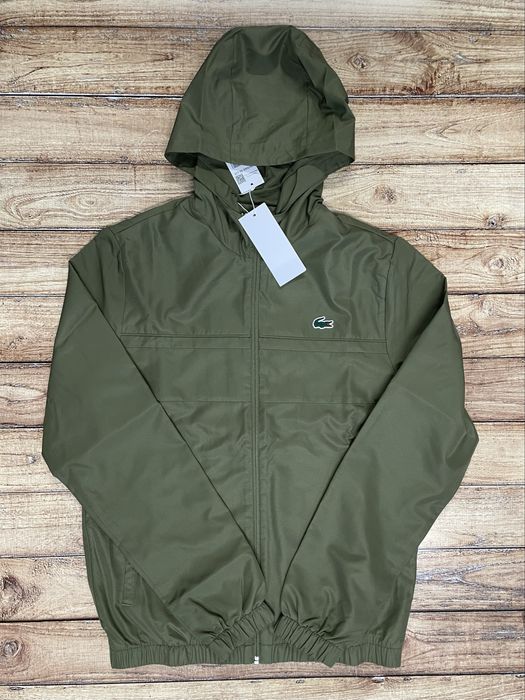 Geaca de vara Lacoste BH3466-00, Nr: 4 (S), Kaki, Originala - Noua!