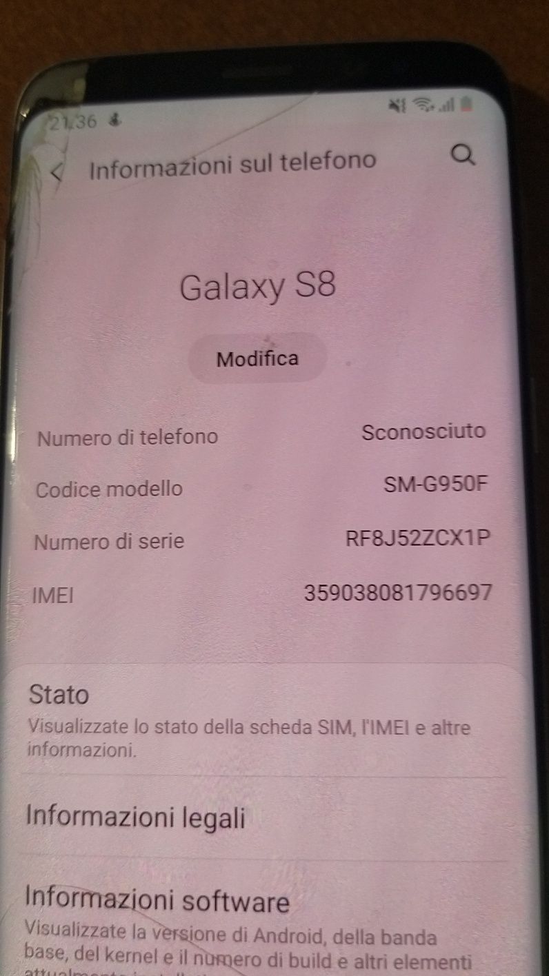 S8 Samsung SM-G950F