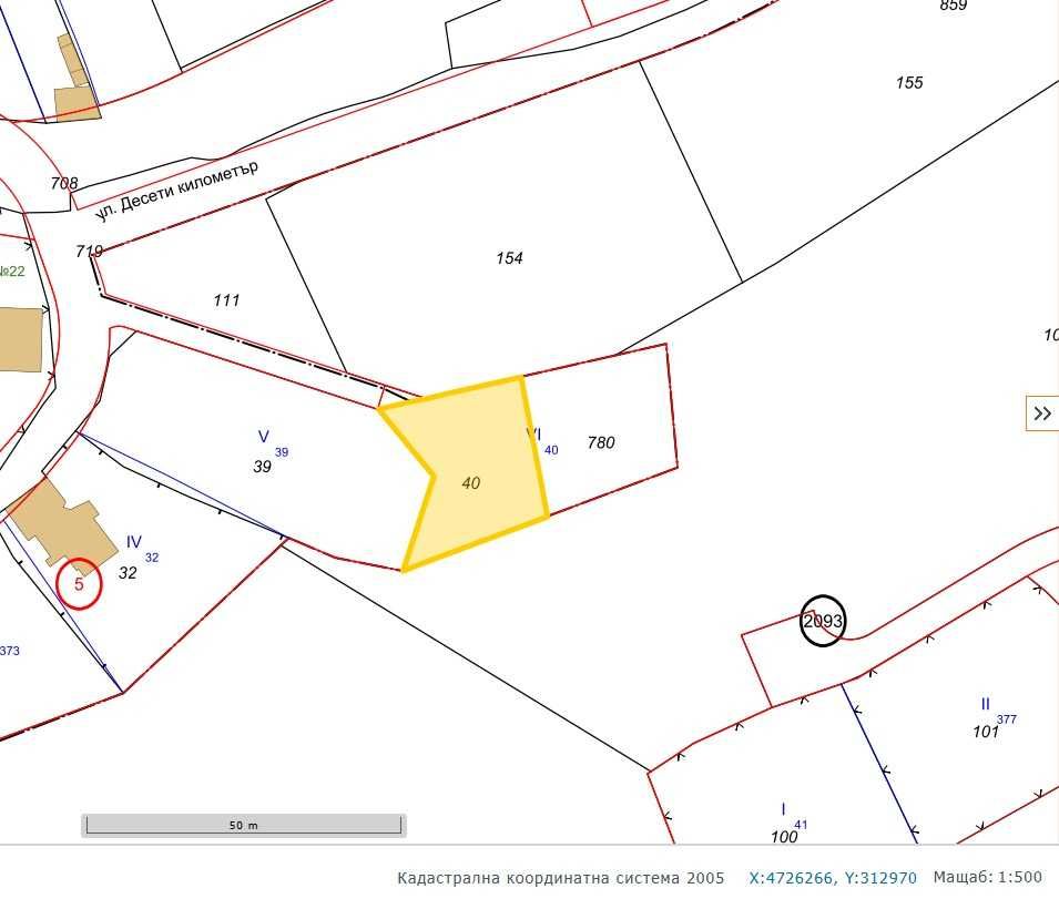 Продава се Парцел в София, Княжево - 965 кв.м за 85 €/кв.м - Снимка #2