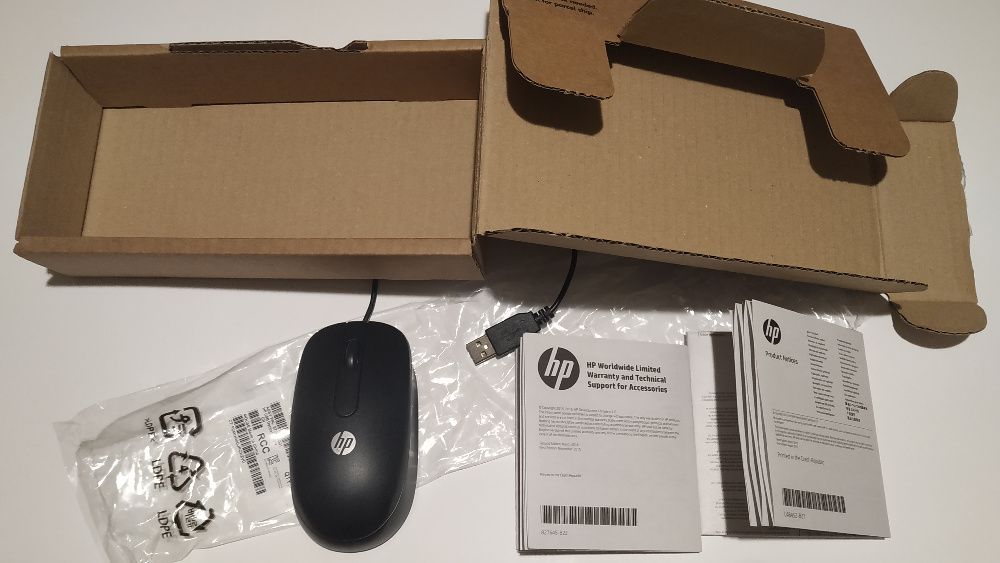 Оптична мишка HP с USB кабел