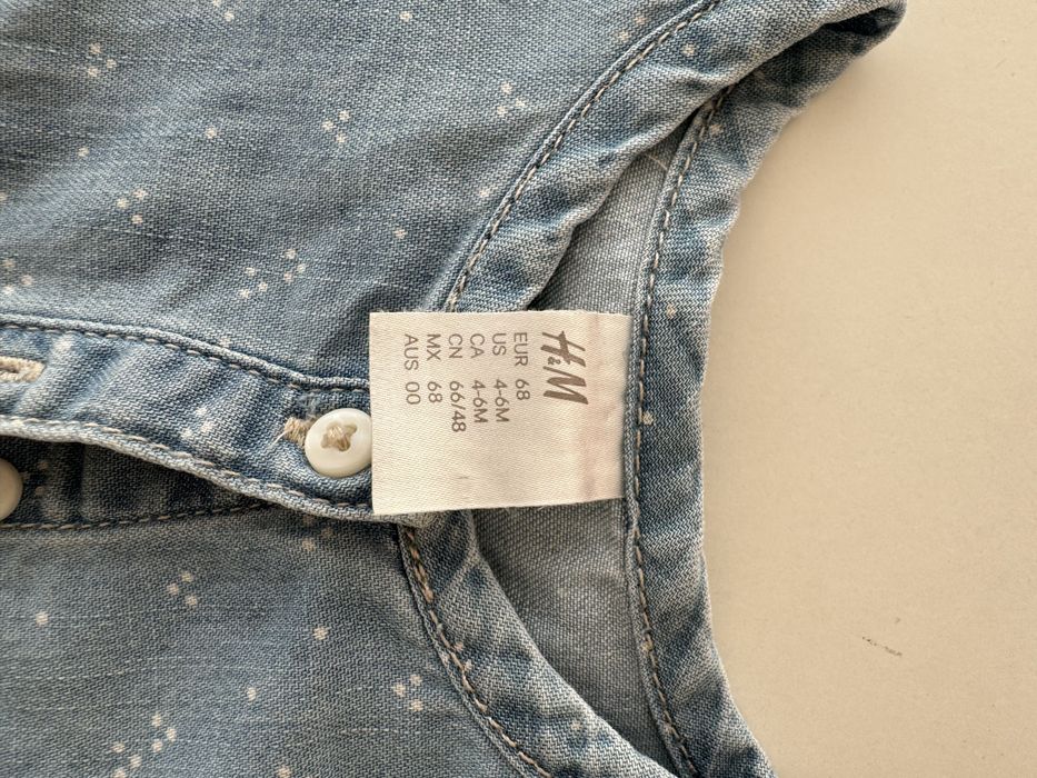 Бебешка дънкова рокличка