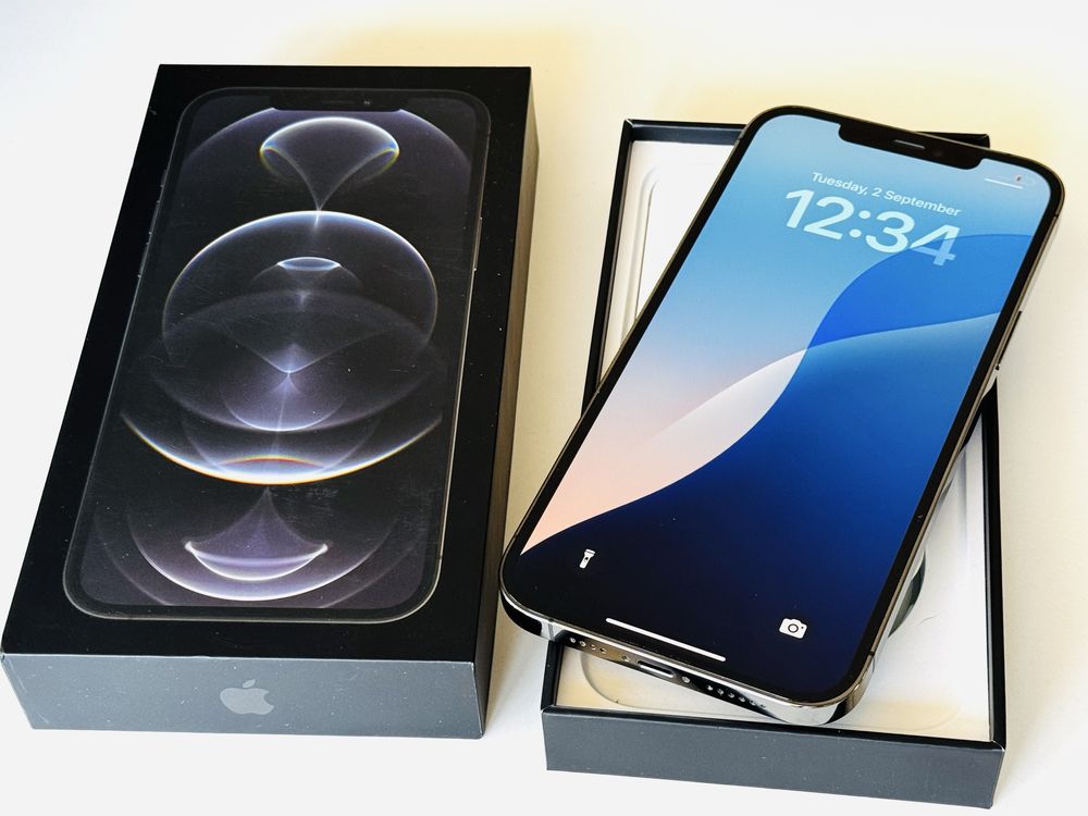 Iphone 12 Pro Max 128GB Graphite 100% Батерия! Гаранция 6 месеца