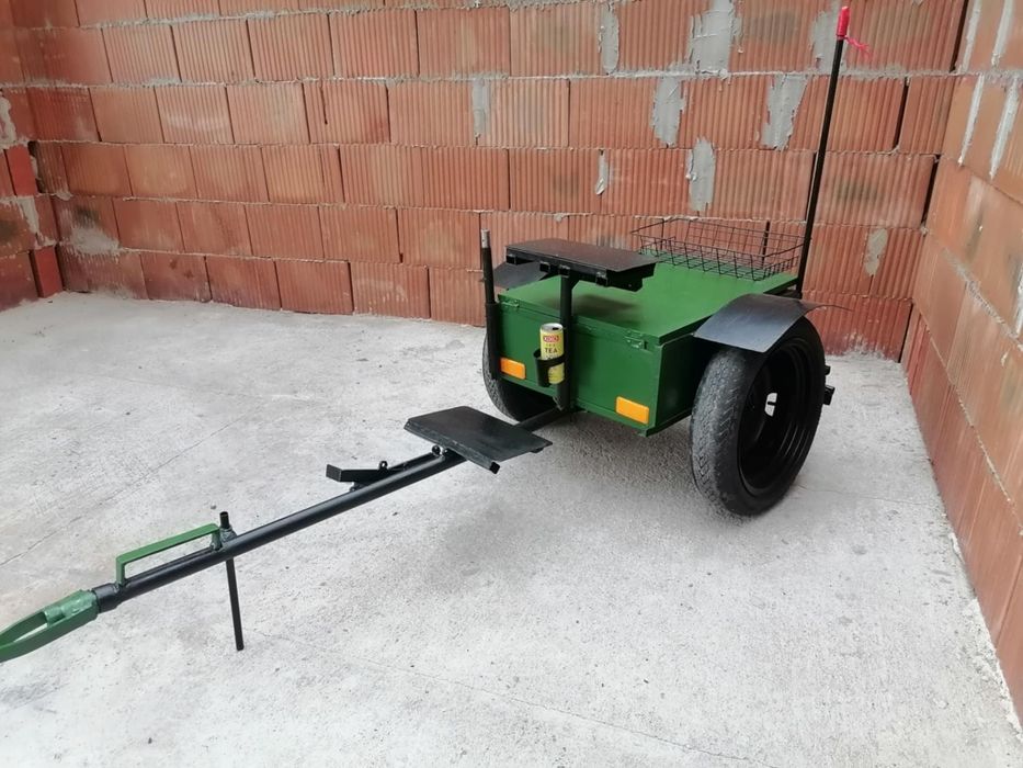 Ремарке за мотофреза със спирачки