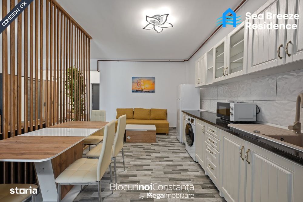 #La mare: Studio mobilat și utilat · Sea Breeze Residence | Preț final