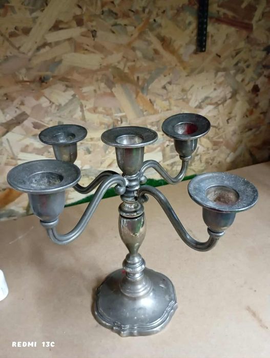 Vintage свещник 5тца