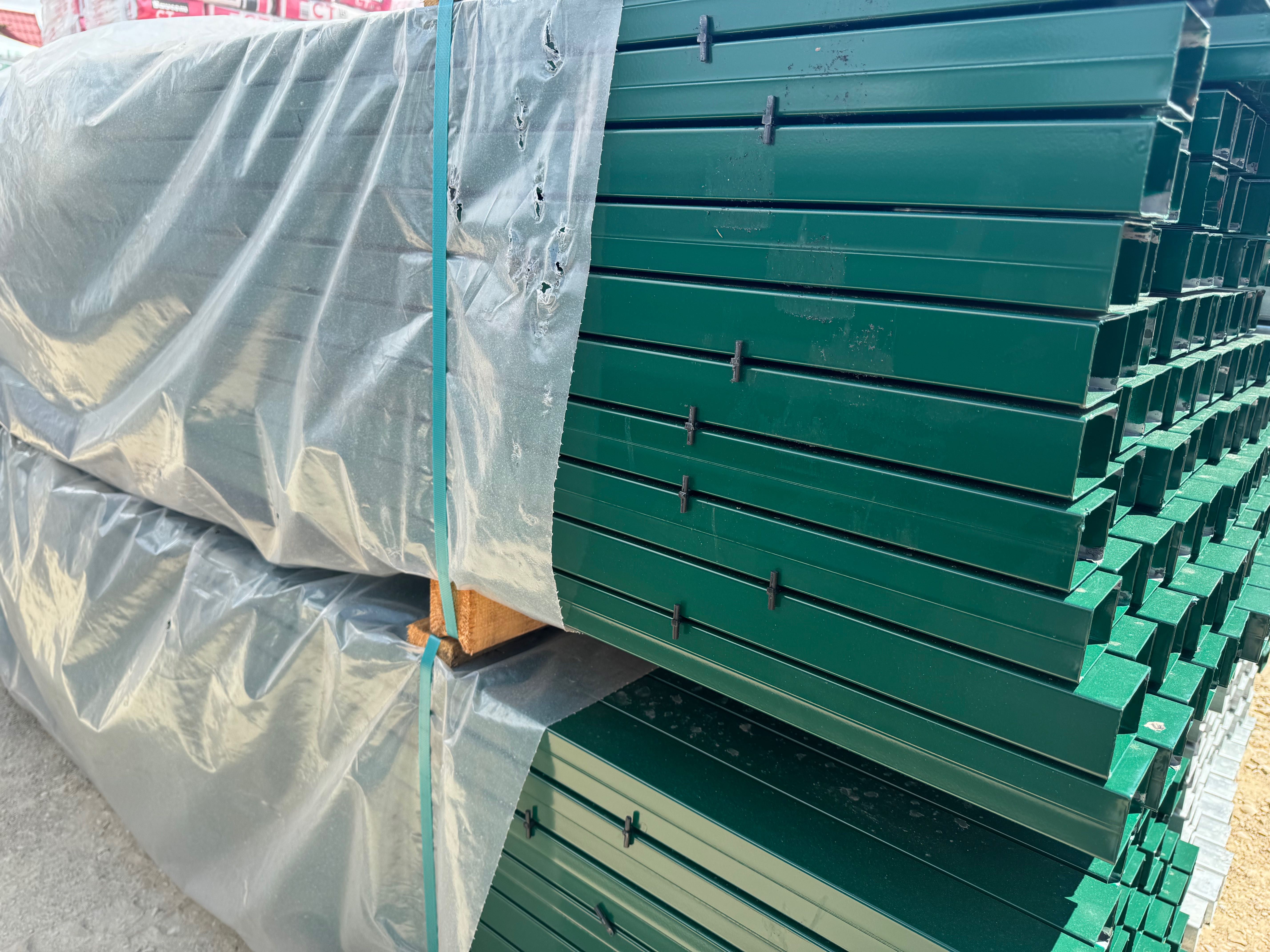 Panou Bordurat verde / gri antracit dublu fir 2d 5/4/5mm - promotie