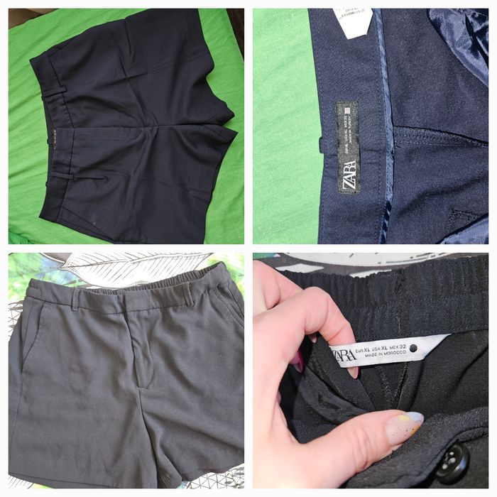 2 чифта къси панталони Zara XL/Зара ХЛ