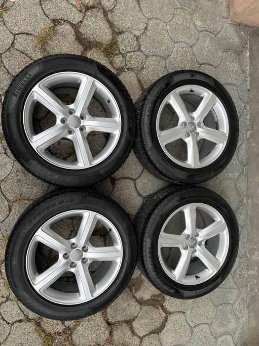 Jante aliaj 5x112mm, anvelope iarna, 235/55 R19, Audi Q5, Mercedes!