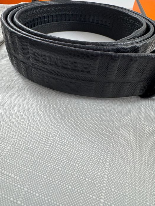 Hermes-Чисто нов мъжки автентичен колан с механизъм