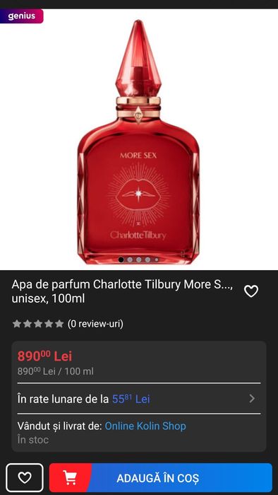 Parfum More S, Charlotte Tilburry