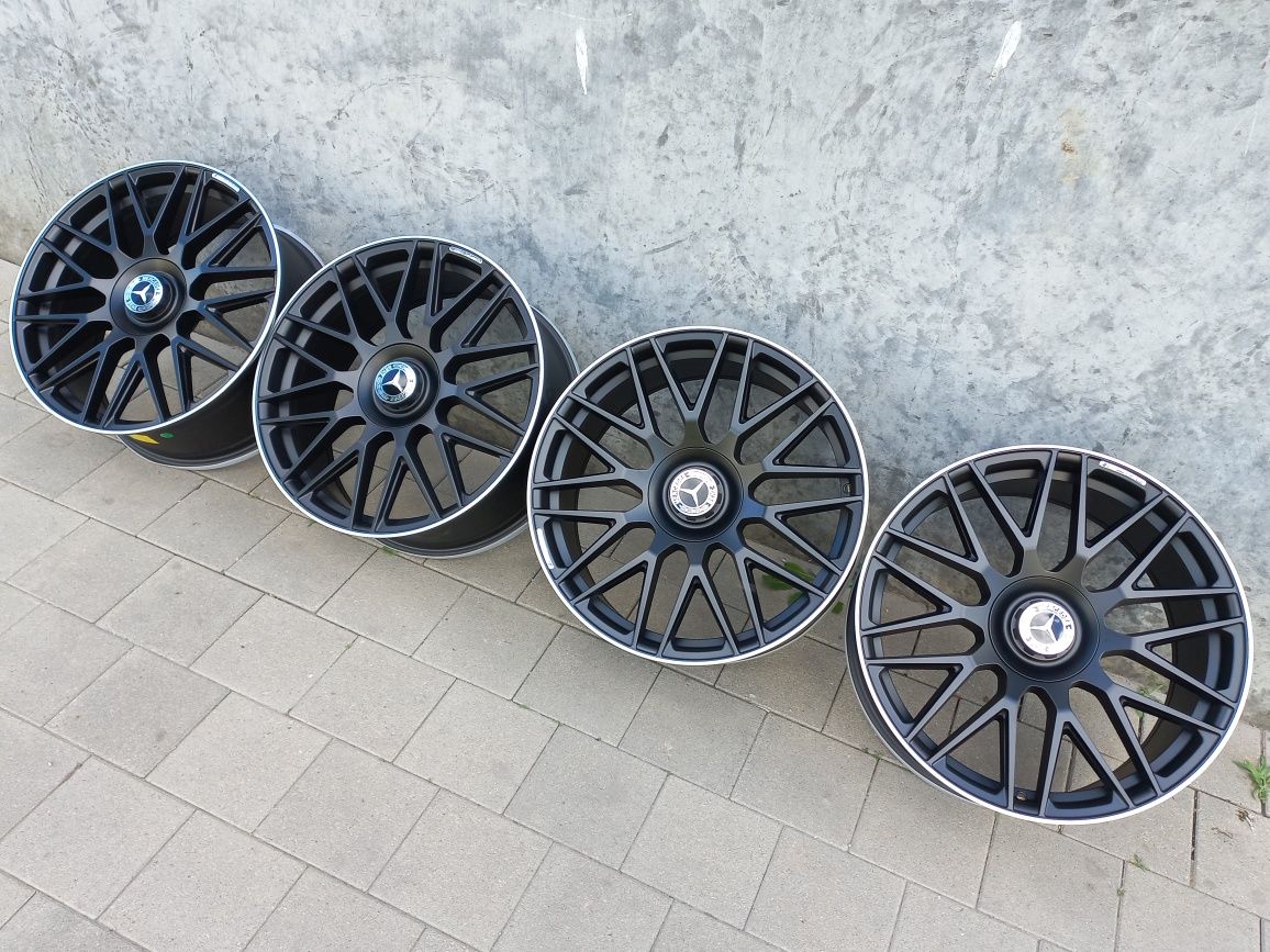 20.Mercedes ///AMG 8.5j et45 9.5j et40 Sport Paket Black Matt Polish l