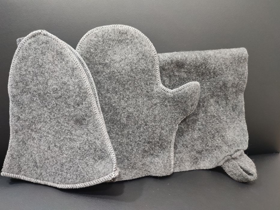 Набор из войлока для бани и сауны