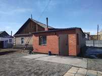 Продам срочно или обмен дом шпальный обложенный кирпичем