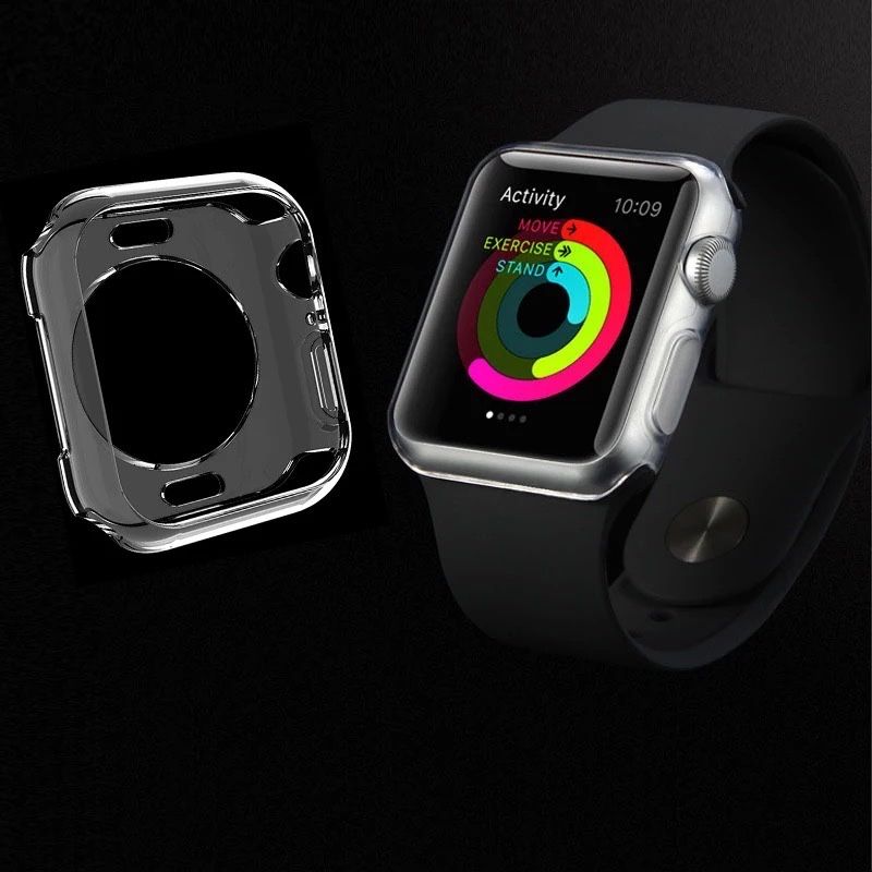 Husa de silicon Apple Watch 1 2 3 4 5 6 7 8 9 SE