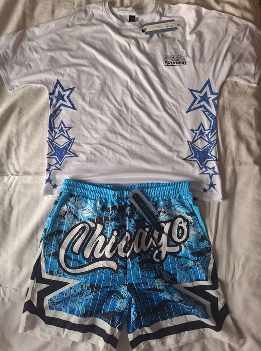 Vând set tricou XL + pantaloni scurți XL Noi