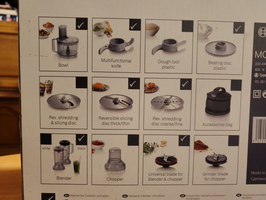 Robot de bucătărie bosch nou sigilat
