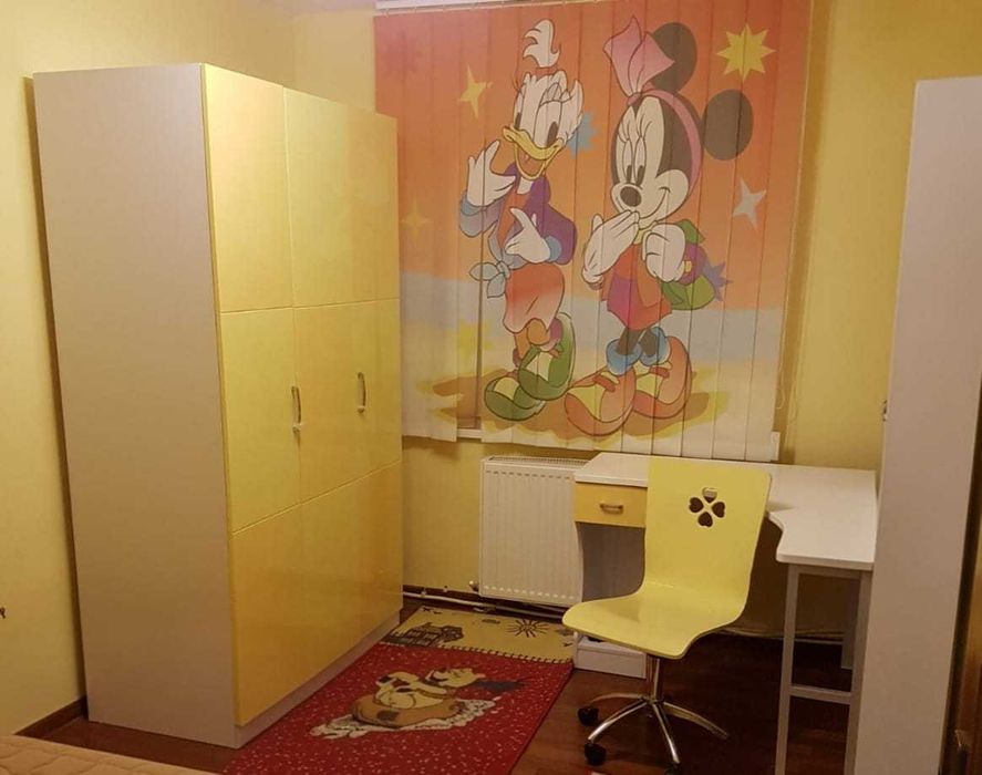 Set mobilier: dulap birou scaun din mdf vopsit