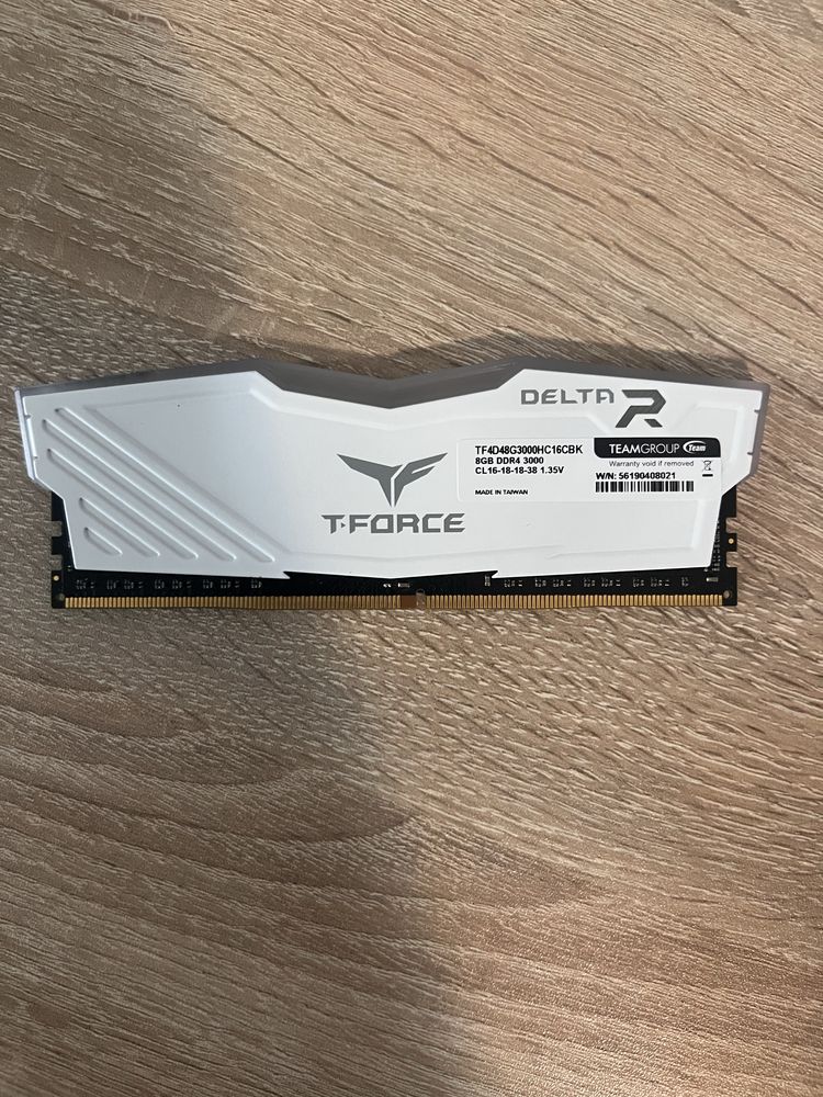 RAM T-Force Vulcan White RGB 8GB
