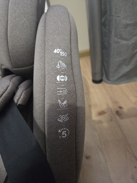 Стол за кола Kikka Boo I-SIZE I-COMFORT 360° ISOFIX (40-150 см) кафяво