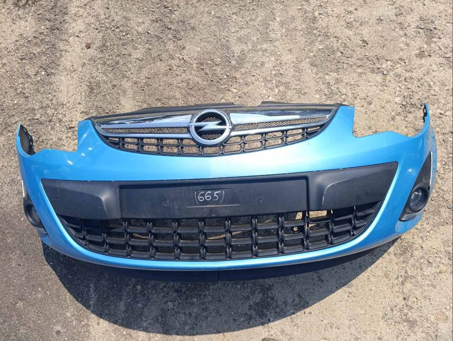 Предна броня халогени за Opel Corsa D / Опел Корса Д  2011-2014