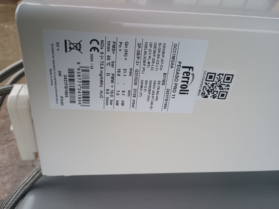 Instant Ferroli pe GPL