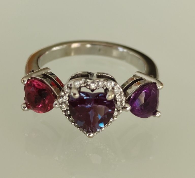 Inel aur 14k cu alexandrite 2.25ct