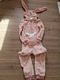 Pijama întreaga fete H&M, model iepuraș, marimea 122/128