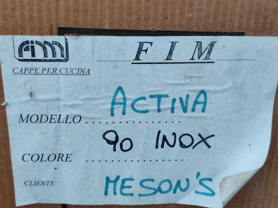 Hota de bucatarie /terasa, inox, import Italia, outlet, noua, 86/58/31