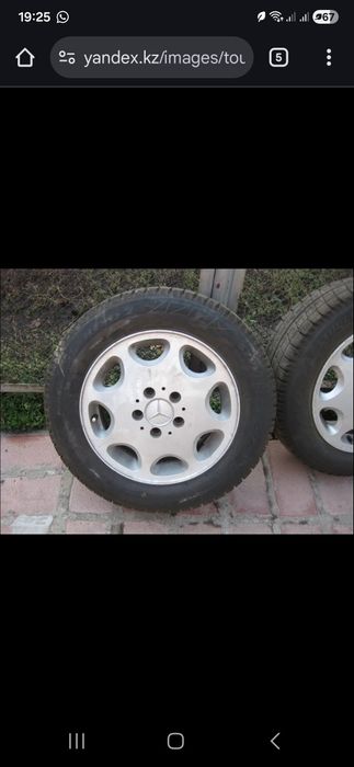 Комплект зимних шин липучка в хорошем состоянии