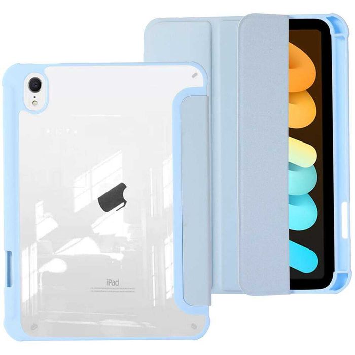 Husa antisoc, flip+Folie ecran APPLE iPad Mini 6 2021/ 7 2024 8.3 inch