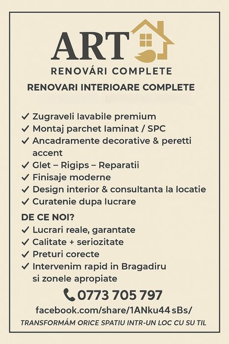 Zugraveli & renovari complete - Bucuresti/Ilfov