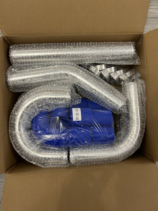 Комплект турбо пътища и челен интеркулер нови