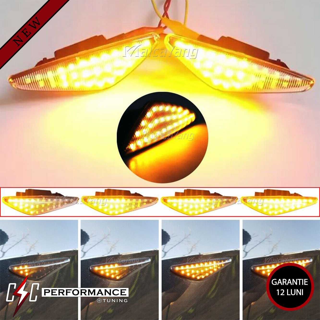 Set 2 semnalizari dinamice LED BMW X3 F25 X5 E70 X6 E71 E46 FL