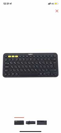 Продам беспроводную клавиатуру logitech k380