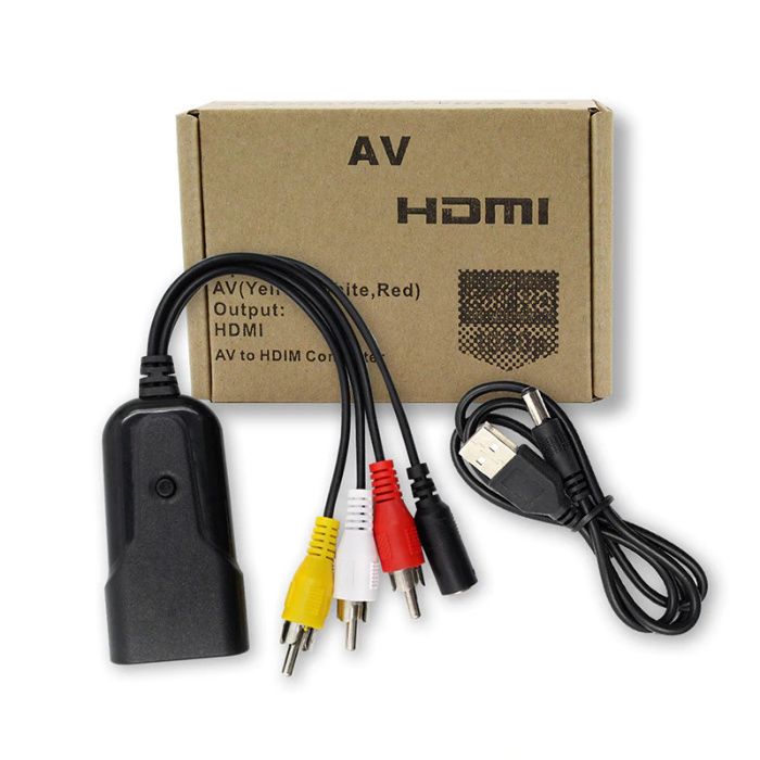 Convertor AV - HDMI Compozit Audio Video (RCA) la HDMI TV XBOX PS3 PS4