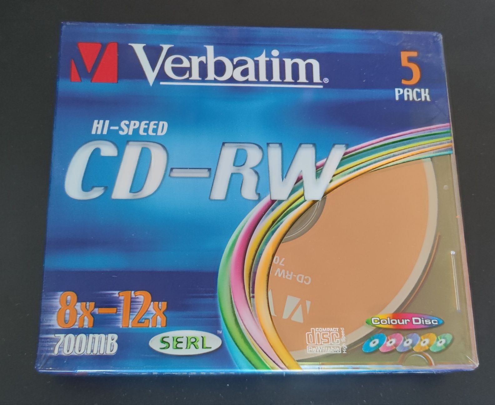 Cd-rw 700Mb noi colorate 8-12x