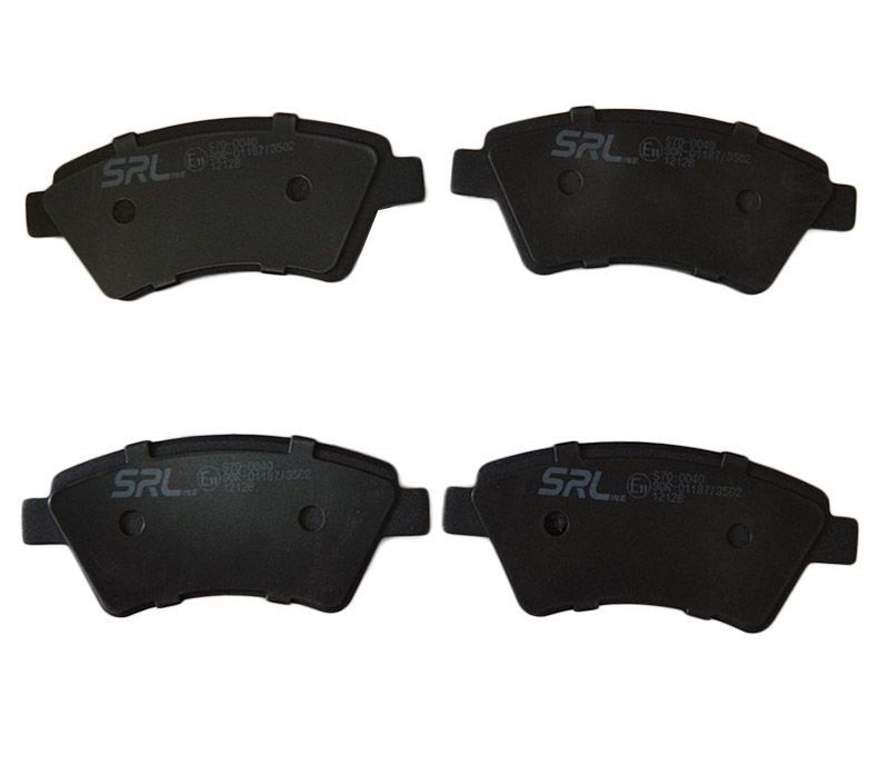 Set placute frana punte fata Renault Grand Scenic 2 (Jm0/1), Kangoo (Kc0/1) 1998-2008, Megane 1, 1995-2002; Megane 2, 2002-2008; Scenic, 1999-2009; SRLine Polonia