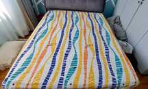 Husa saltea, cearsaf cu elastic 180/200 + 2 fete perna