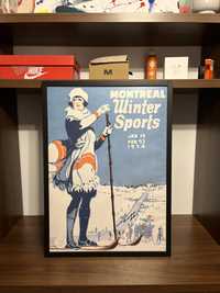 Poster Vintage Winter Sports