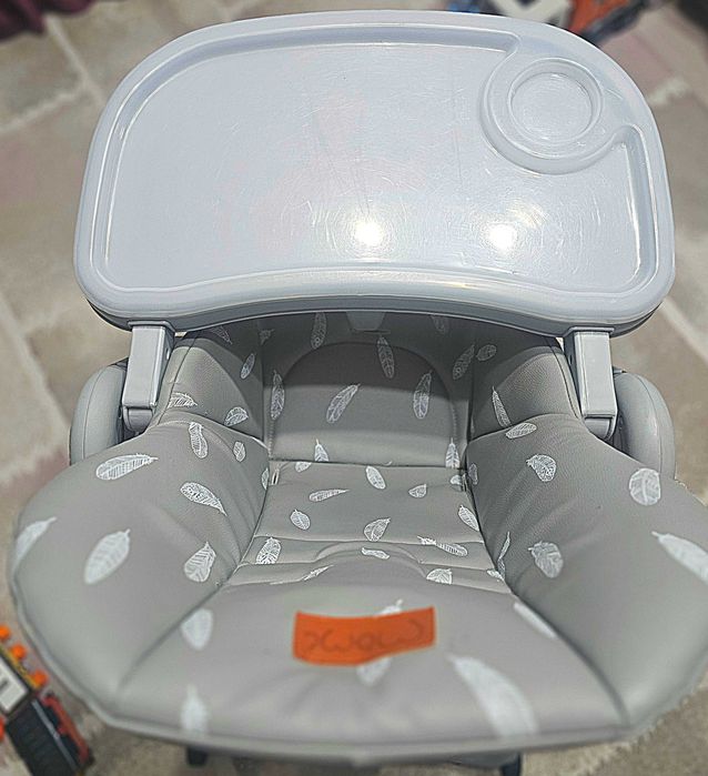 Scaun de masa MOMI Luxuria Dark Grey-piele ecologică